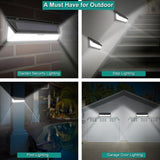 118 LED solar wall light 1000 lumen with PIR motion sensor IP65 outdoor