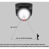 Casarano Motion Sensor Wall Light, 1000 Lumen, 360 Degree