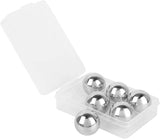 Bellagio Stainless Steel Ice Cubes, Reusable, 6pcs
