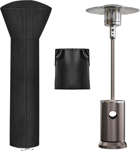 Patio Heater Cover, Black 226cm