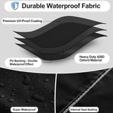 Patio Heater Cover, Black 226cm