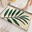 Soft microfibre bath mat 40 x 60 cm with long fluffy pile