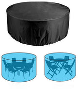 Round Table Cover Oxford Waterproof 227 x 100cm