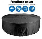 Round Table Cover Oxford Waterproof 227 x 100cm