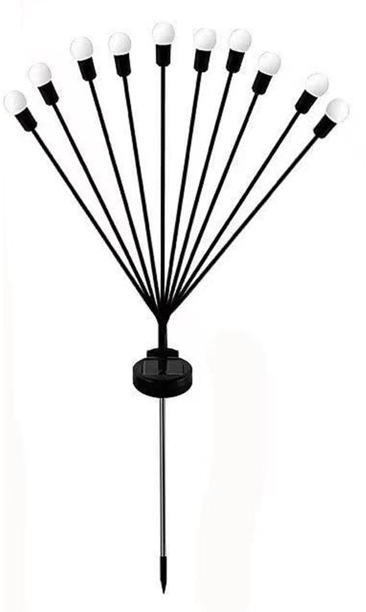 Copertino Solar Firefly Garden Lights, White, 12 Pack