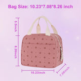 Nadgee Insulated Corduroy Lunch Bag, Cooler Tote, Pink