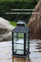 Presicce Solar Candle Lamps, Flame Effect, 2 Pack