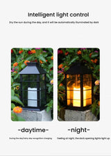 Presicce Solar Candle Lamps, Flame Effect, 2 Pack