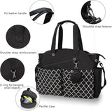 Black baby diaper bag with 13 compartments - view 4