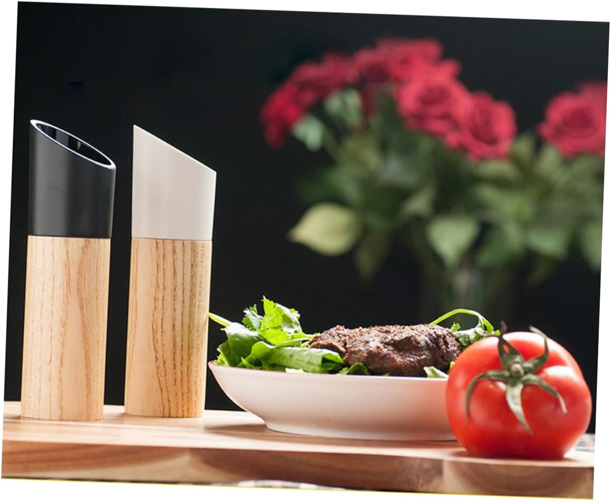 Ortigia Pepper Mill, Manual, Wood and Ceramic, White, 160mm