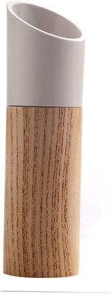 Ortigia Pepper Mill, Manual, Wood and Ceramic, White, 160mm