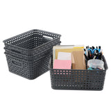 Rotoiti Desktop Storage Basket, White