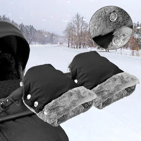 Stroller Hand Muff Gloves Fleece Lined Waterproof