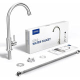 Stainless steel cold water kitchen tap