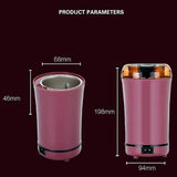 Rubber anti slip base of the purple nut grinder