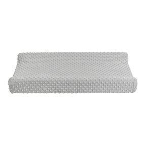 Grasmere grey stretchy cotton blend baby changing pad cover