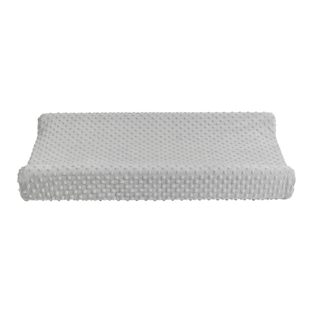 Grasmere grey stretchy cotton blend baby changing pad cover