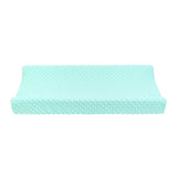 Grasmere mint green stretchy cotton blend baby changing pad cover