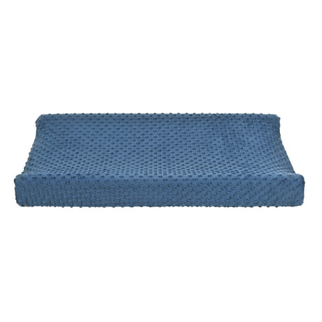 Navy soft baby change mat cover