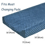 Grasmere Baby Changing Pad Cover, Nursery Mat, Navy
