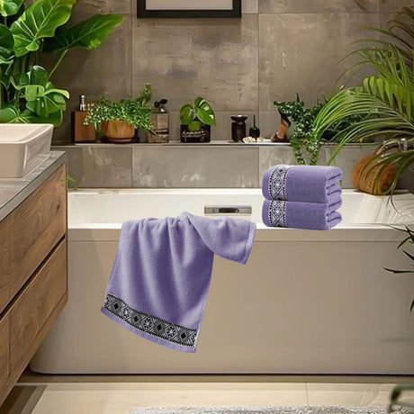 Absorbent cotton towel used at the gym after a workout