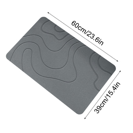 Cutaway showing the layered fabric surface, sponge layer and foam absorbent core