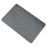 Underside of the bath mat showing the textured non slip rubber base
