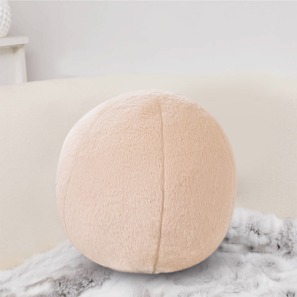 Hayman Boucle Ball Cushion, Round