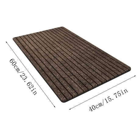 Absorbent Coffee Door Mat 40 x 60cm