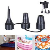 Castleguard Air Pump Nozzle Set, 3pcs Black