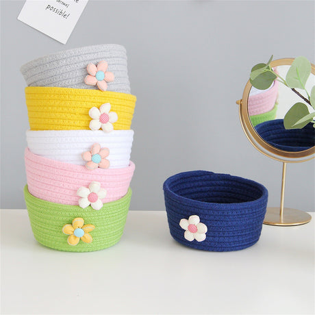 Small oval basket used for organising small items