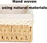 Gunn Woven Storage Basket 3pcs, Cabinet and Closet Organiser