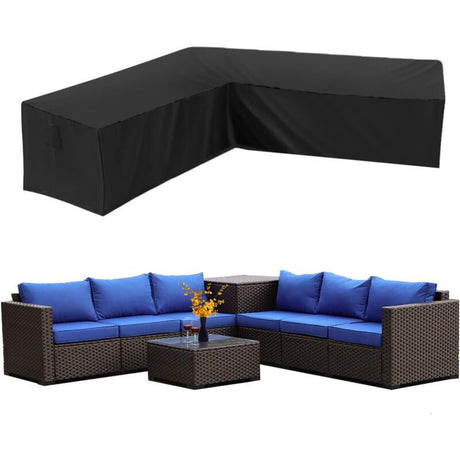 L Shape Corner Sofa Cover Oxford 210D 300 x 300 x 98cm