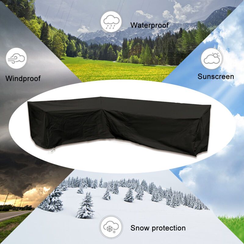 L Shape Corner Sofa Cover Oxford 210D 300 x 300 x 98cm