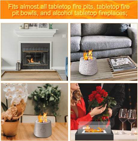 Pomonal Bioethanol Fuel Wicks, Ceramic Wool (5 Pack)