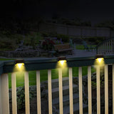 Conversano Solar Step Lights, Warm White, 4 Pack