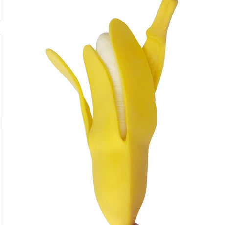 Realistic banana stress ball toy