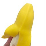 Banana squeeze sensory fidget toy detail