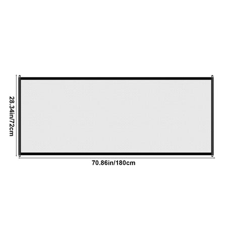 Freestanding Foldable Safety Fence, Baby and Pet Barrier Black