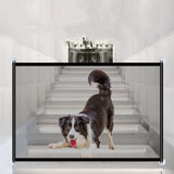 Biddenden Freestanding Foldable Pet Gate, Black