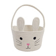 Wanaka multicolour cotton rope Easter bunny basket variant A