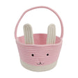 Dartmouth multicolour cotton rope bunny basket variant with carry handle