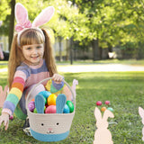 Dartmouth Bunny Basket, Cotton Rope, Multicolour D
