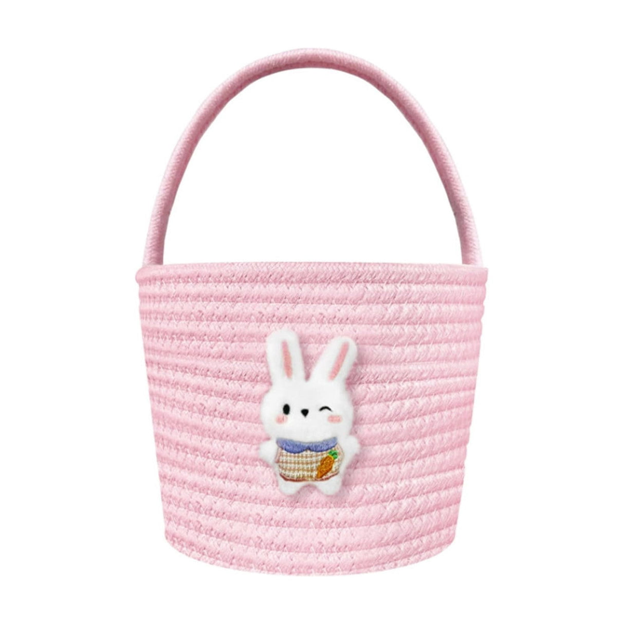 Easter bunny basket side view