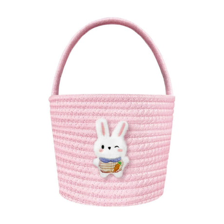 Easter bunny basket side view