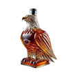Varenna wolf head glass whiskey decanter with metal lid, style C