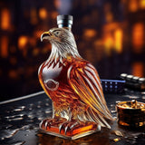 Varenna Whiskey Decanter, Wolf Head, Glass, Style C