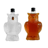 3D wolf head whisky decanter in glass - view 3