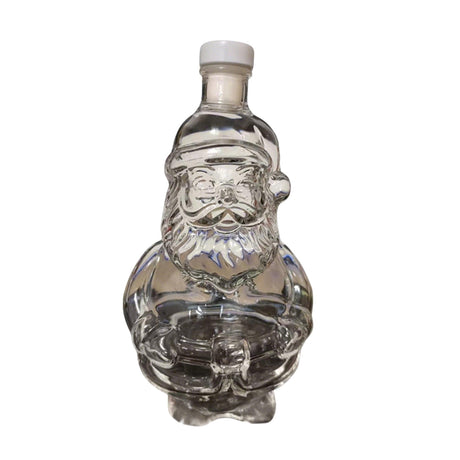 3D wolf head whisky decanter in glass - view 2