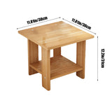 Possum Creek Compact Bedside Table, Brown